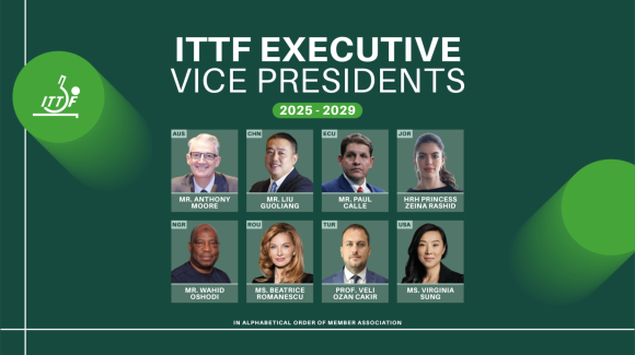 Ecuador hace historia: Paúl Esteban Calle es elegido Vicepresidente de la ITTF y se integra a la dirigencia mundial del tenis de mesa