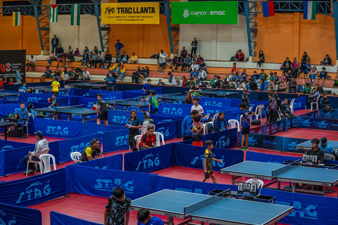 Cuenca vive tres días de tenis de mesa con 300 deportistas de 12 provincias en el Grand Prix FETM 2026
